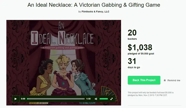 An Ideal Necklace Board Game