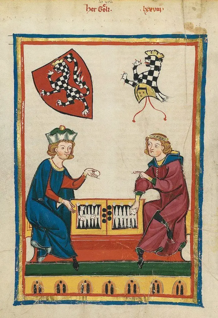 backgammon historical board game